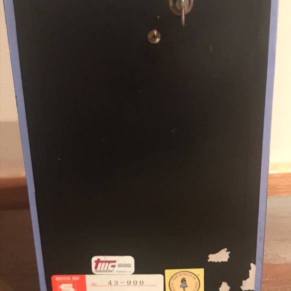 Vintage Alice in Wonderland music jewelry box Humpty Dumpty w/drawer MacMillan - Picture 5 of 5